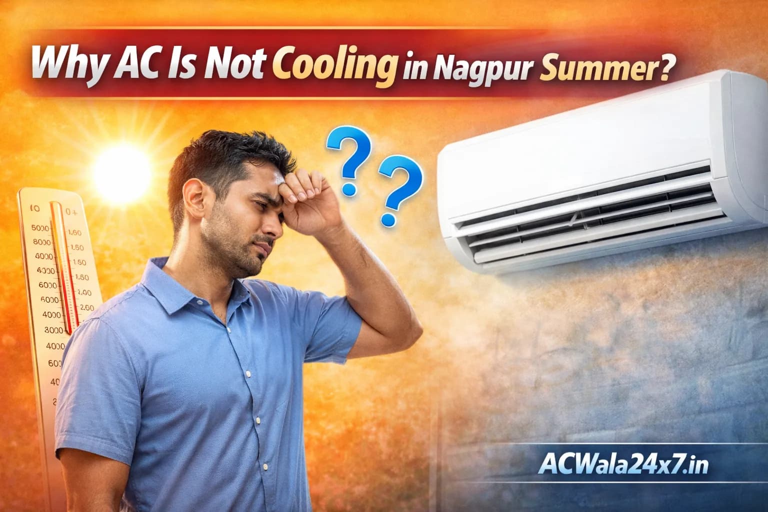 Why AC Is Not Cooling in Nagpur Summer? | AC Repair in Nagpur